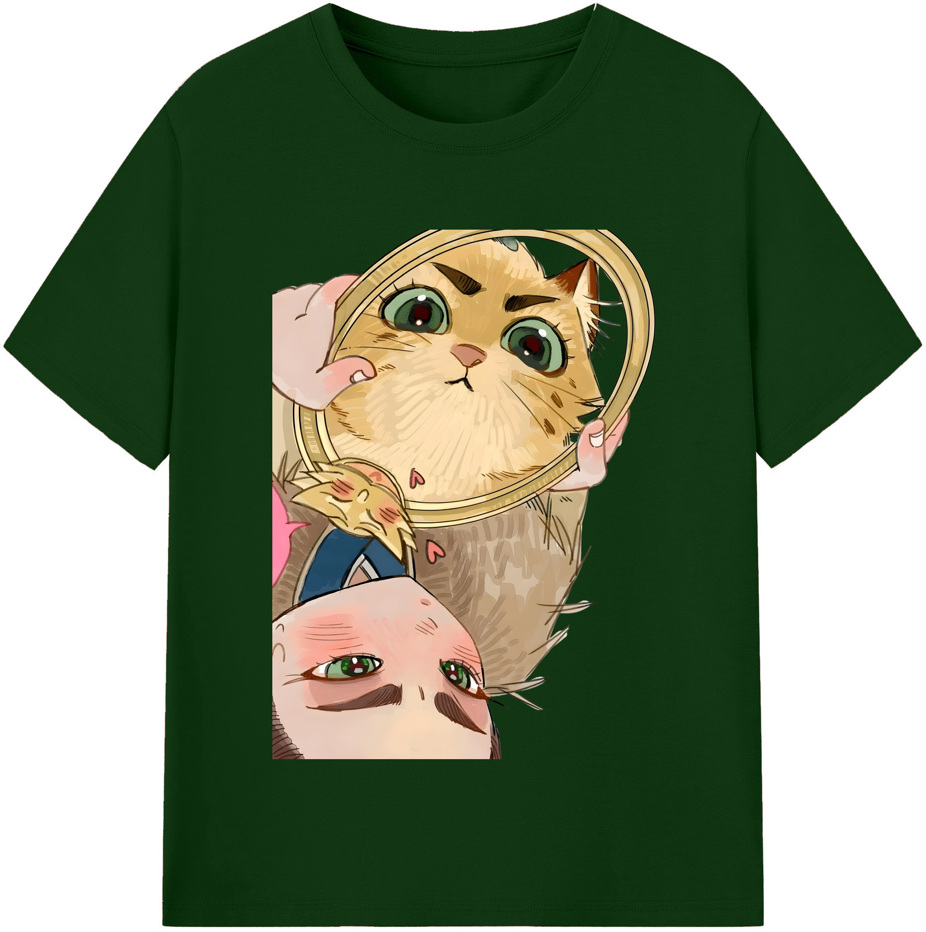 （画像用） Ne Zha 2 ナタ 魔童の大暴れ 綿100％半袖Tシャツ（フロントプリント）